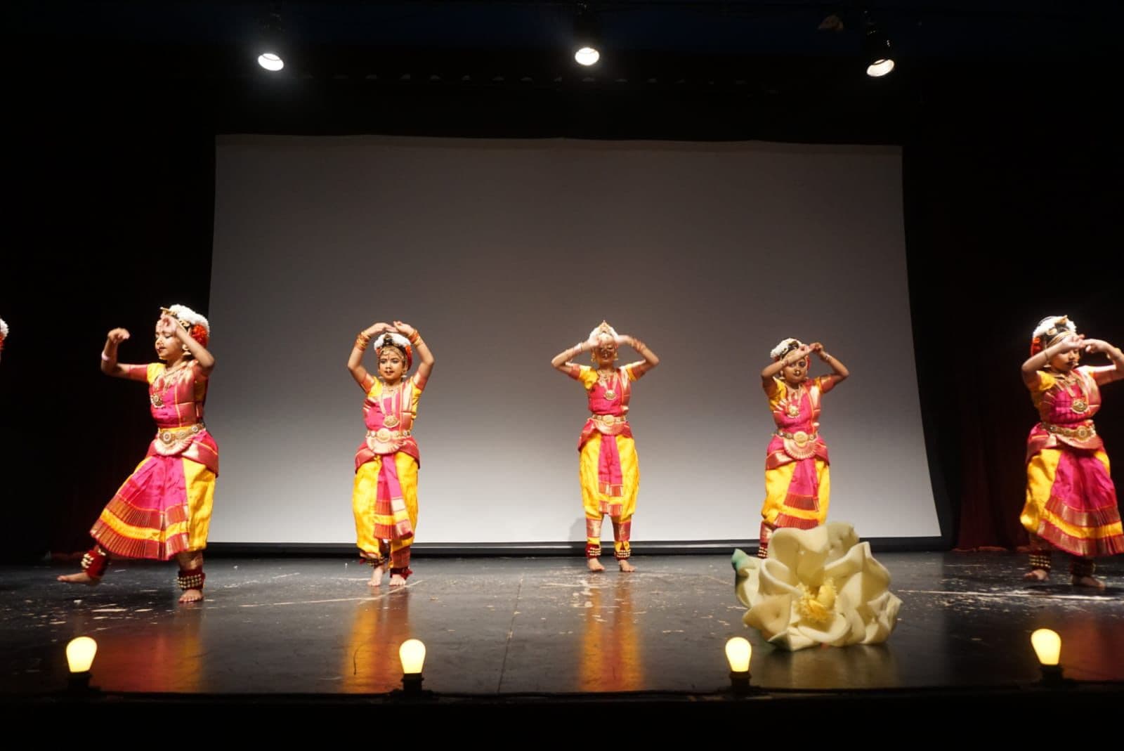 Classical dance performance on stage